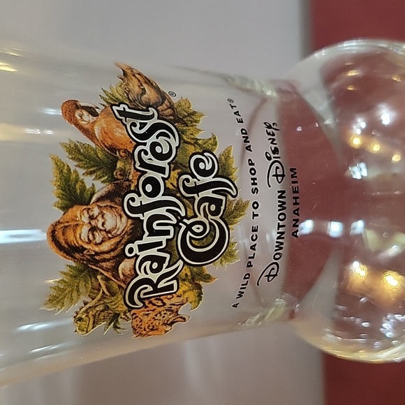 Cafe Downtown Disney Anaheim Collectable Hurricane Souvenir Glass Cup - Picture 3 of 5